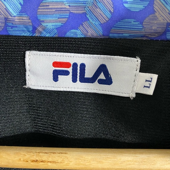 90s Vintage Retro FILA Jacket Blue Zip Up Size M/L - Picture 8 of 17